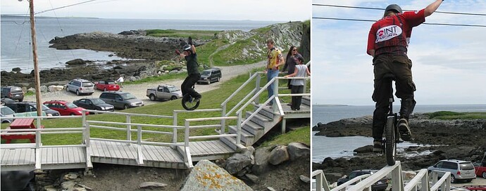 demo team yarmouth waterfront rail riding 2