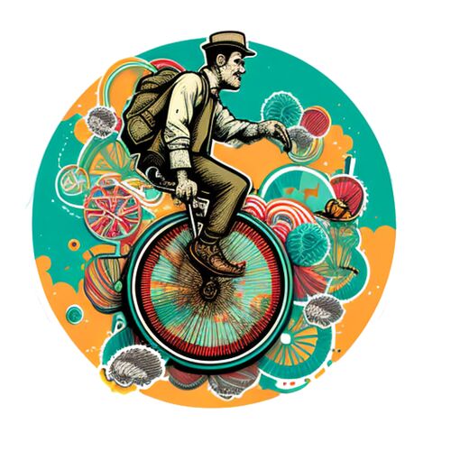 unicycle-guy-colors-ride stickers