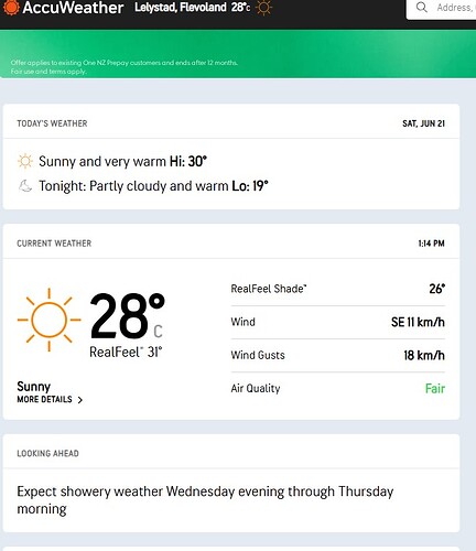 Weather Lelystad