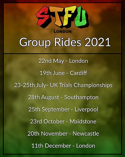 2021 Ride Poster