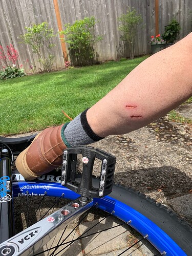 Up on my 29er but pedal spikes are painful Riding Advice Unicyclist