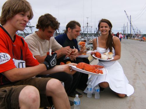 demo team after party eat the lobster